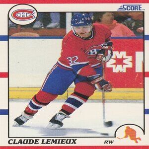 Claude Lemieux - 1990 Score Hockey Card